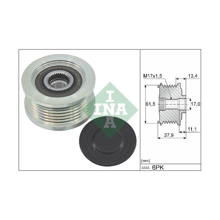 Laisvos eigos sankaba, kint. sr. generatorius INA 535 0023 10