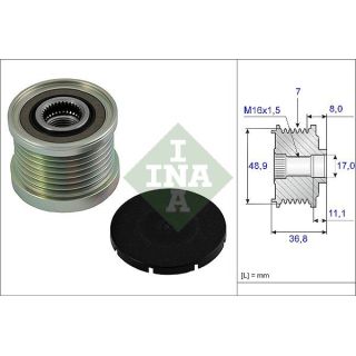Laisvos eigos sankaba, kint. sr. generatorius INA 535 0081 10