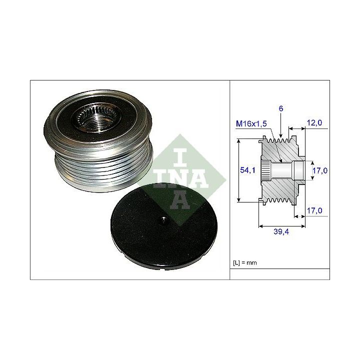 Laisvos eigos sankaba, kint. sr. generatorius INA 535 0090 10