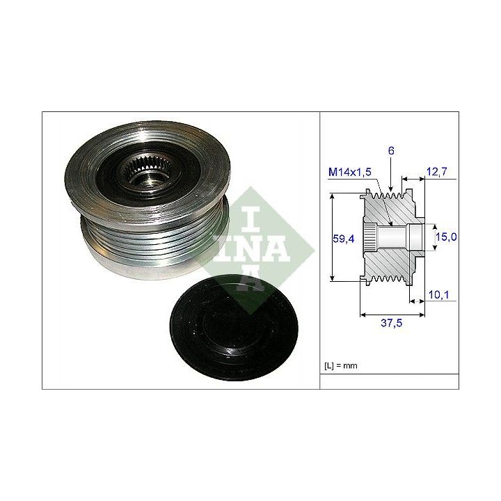 Laisvos eigos sankaba, kint. sr. generatorius INA 535 0110 10