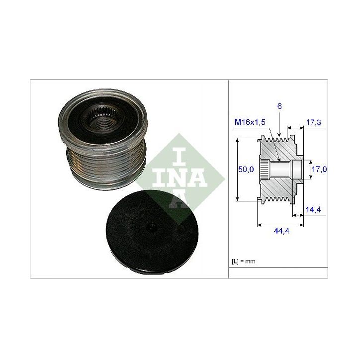 Laisvos eigos sankaba, kint. sr. generatorius INA 535 0148 10