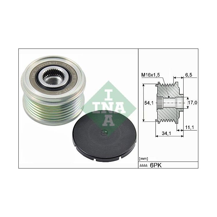 Laisvos eigos sankaba, kint. sr. generatorius INA 535 0179 10