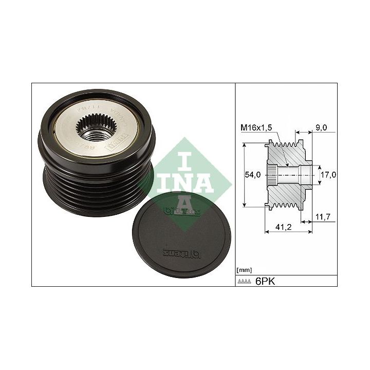 Laisvos eigos sankaba, kint. sr. generatorius INA 535 0192 10