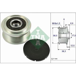 Laisvos eigos sankaba, kint. sr. generatorius INA 535 0266 10