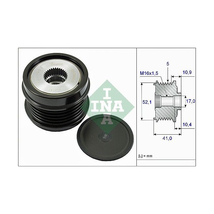 Laisvos eigos sankaba, kint. sr. generatorius INA 535 0272 10