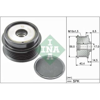 Laisvos eigos sankaba, kint. sr. generatorius INA 535 0280 10