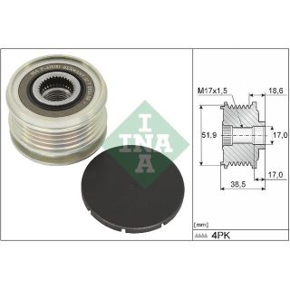 Laisvos eigos sankaba, kint. sr. generatorius INA 535 0346 10