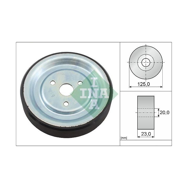 Kreipiantysis skriemulys, V formos diržas INA 532 0912 10