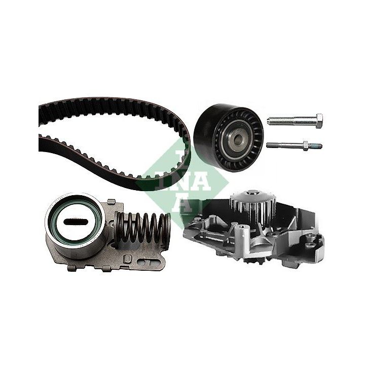 Vandens siurblio ir paskirstymo diržo komplektas INA 530 0076 30