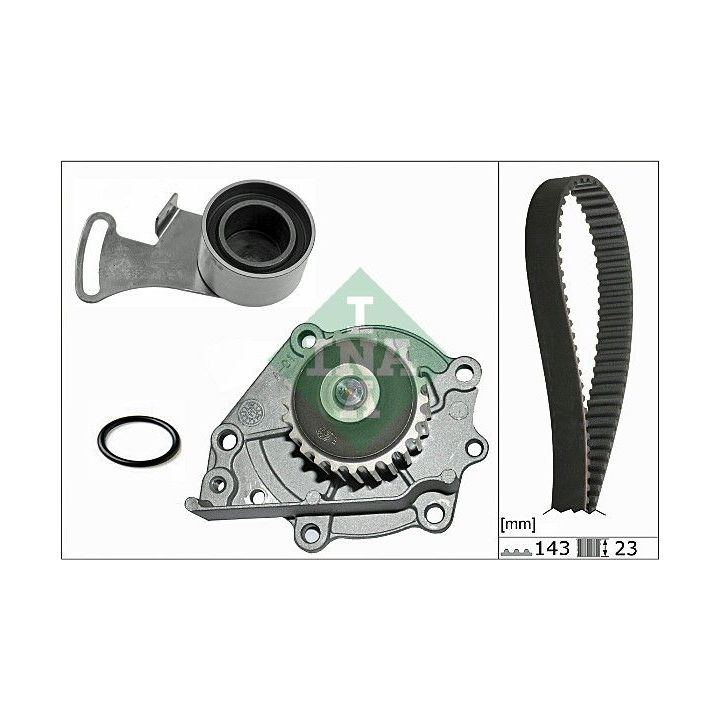 Vandens siurblio ir paskirstymo diržo komplektas INA 530 0242 30