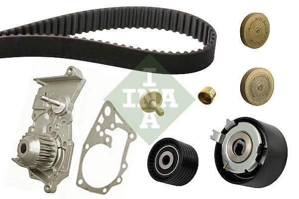 Vandens siurblio ir paskirstymo diržo komplektas INA 530 0415 30