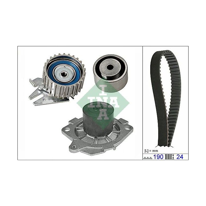 Vandens siurblio ir paskirstymo diržo komplektas INA 530 0620 30