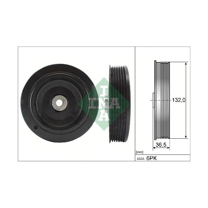 Skriemulys, alkūninis velenas INA 544 0007 10