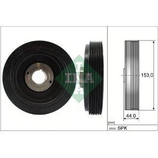 Skriemulys, alkūninis velenas INA 544 0042 10