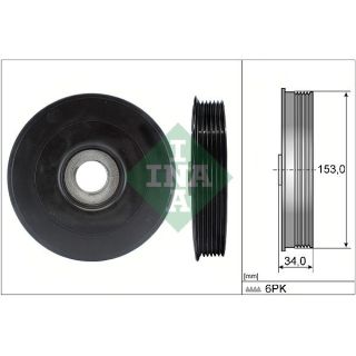 Skriemulys, alkūninis velenas INA 544 0079 10