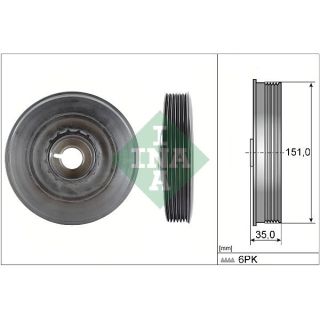 Skriemulys, alkūninis velenas INA 544 0090 10