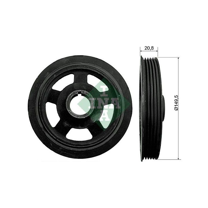 Skriemulys, alkūninis velenas INA 544 0092 10