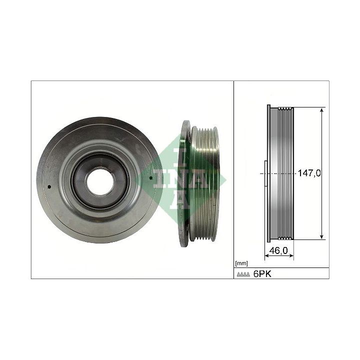 Skriemulys, alkūninis velenas INA 544 0094 10