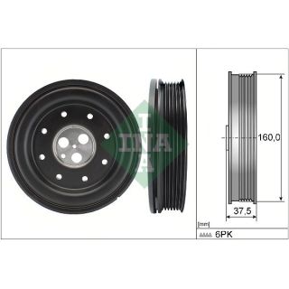 Skriemulys, alkūninis velenas INA 544 0134 10