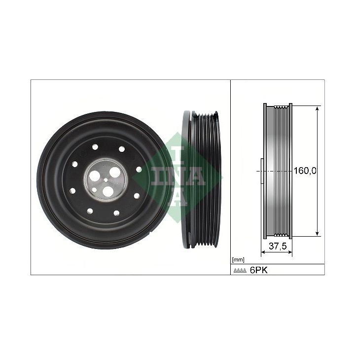 Skriemulys, alkūninis velenas INA 544 0134 10