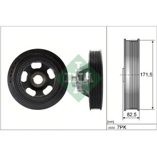 Skriemulys, alkūninis velenas INA 544 0144 10