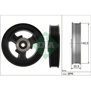 Skriemulys, alkūninis velenas INA 544 0149 10