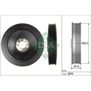 Skriemulys, alkūninis velenas INA 544 0150 10