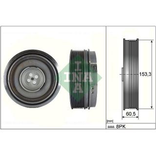 Skriemulys, alkūninis velenas INA 544 0505 10