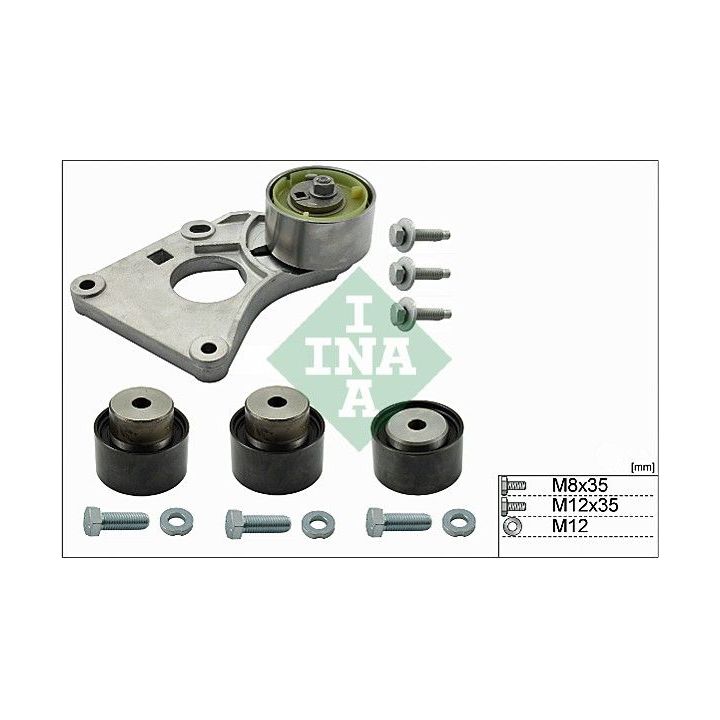 Skriemulių komplektas, paskirstymo diržas INA 530 0259 09