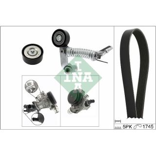 Vandens siurblys + V formos rumbuotas diržas, komplektas INA 529 0319 30