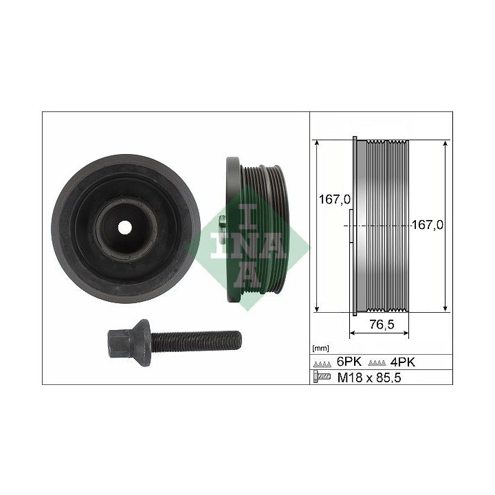 Alkūninio veleno skriemulių rinkinys INA 544 0082 20