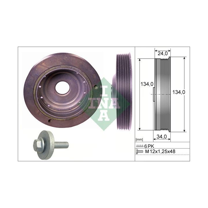 Alkūninio veleno skriemulių rinkinys INA 544 0091 20