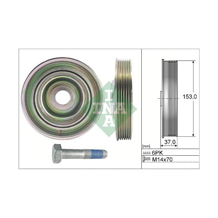 Alkūninio veleno skriemulių rinkinys INA 544 0097 20