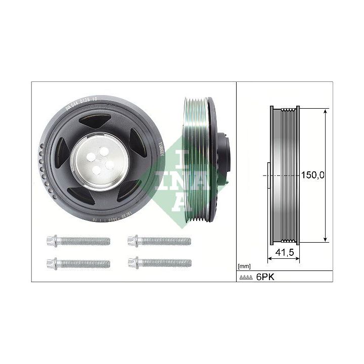 Alkūninio veleno skriemulių rinkinys INA 544 0129 20