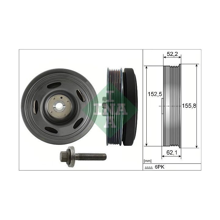 Alkūninio veleno skriemulių rinkinys INA 544 0515 20