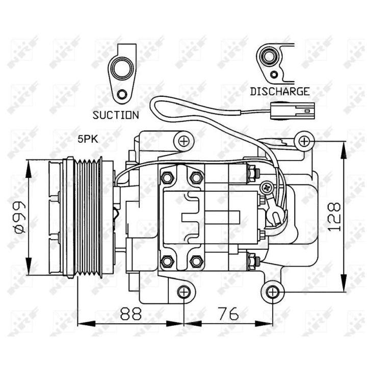 Kompresorius, oro kondicionierius NRF 32234
