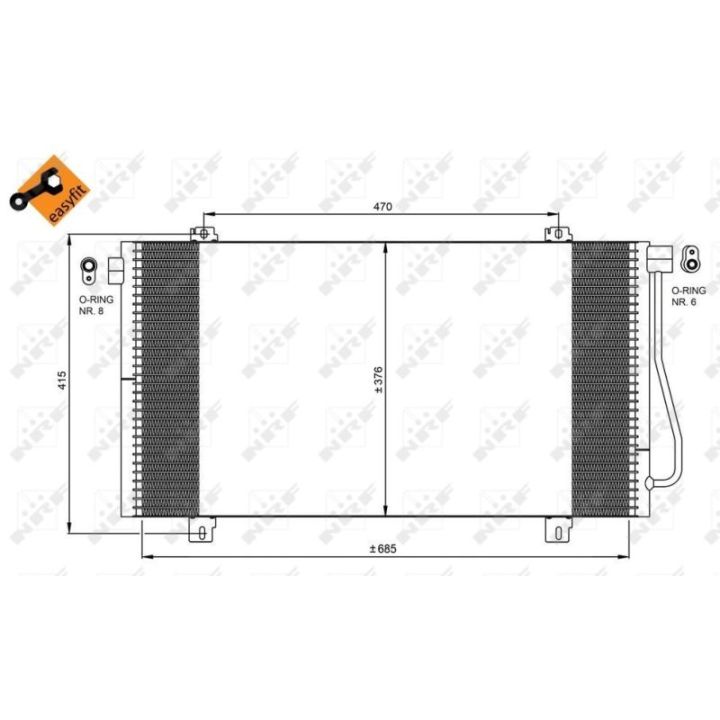 Kondensatorius, oro kondicionierius NRF 350030