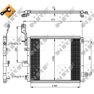 Kondensatorius, oro kondicionierius NRF 350047