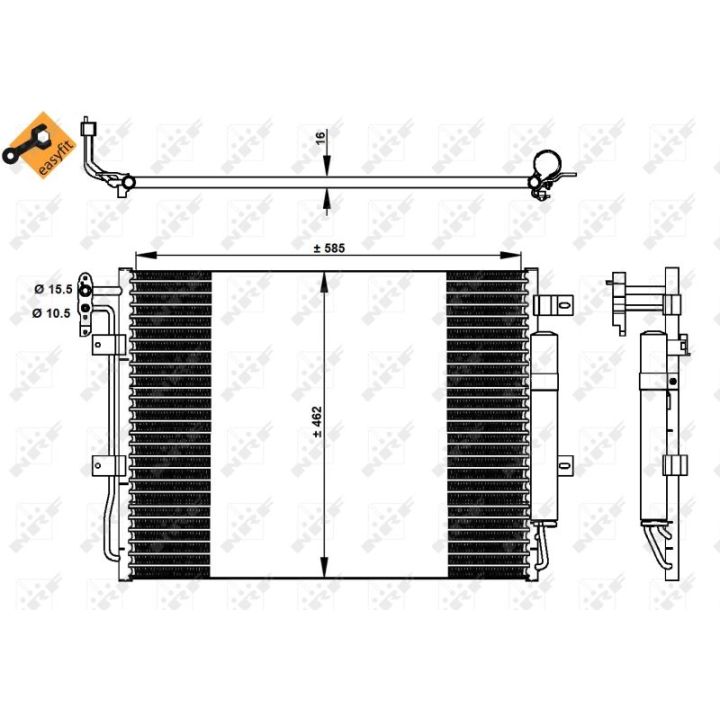 Kondensatorius, oro kondicionierius NRF 350330