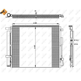 Kondensatorius, oro kondicionierius NRF 350333