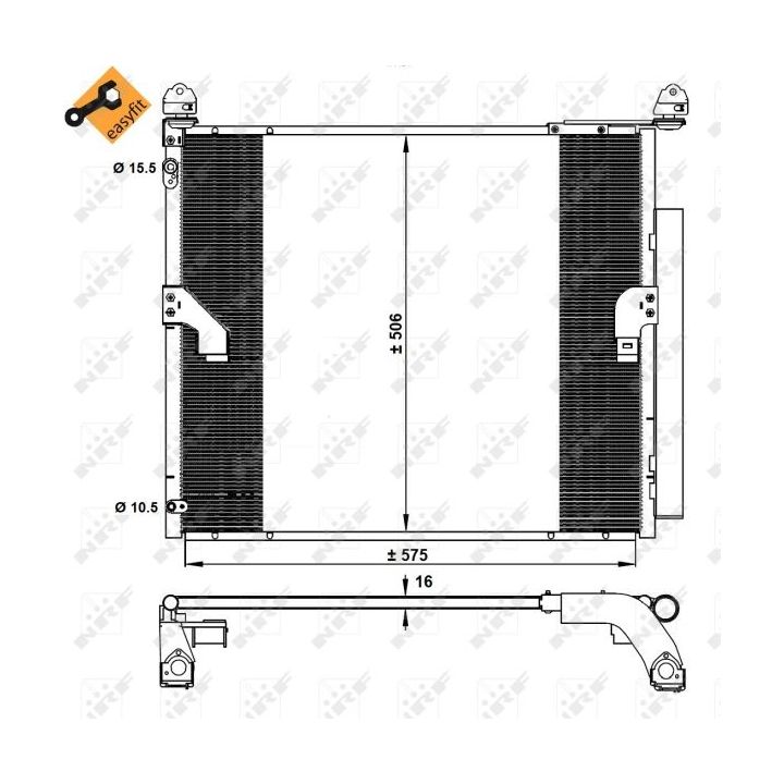 Kondensatorius, oro kondicionierius NRF 350335