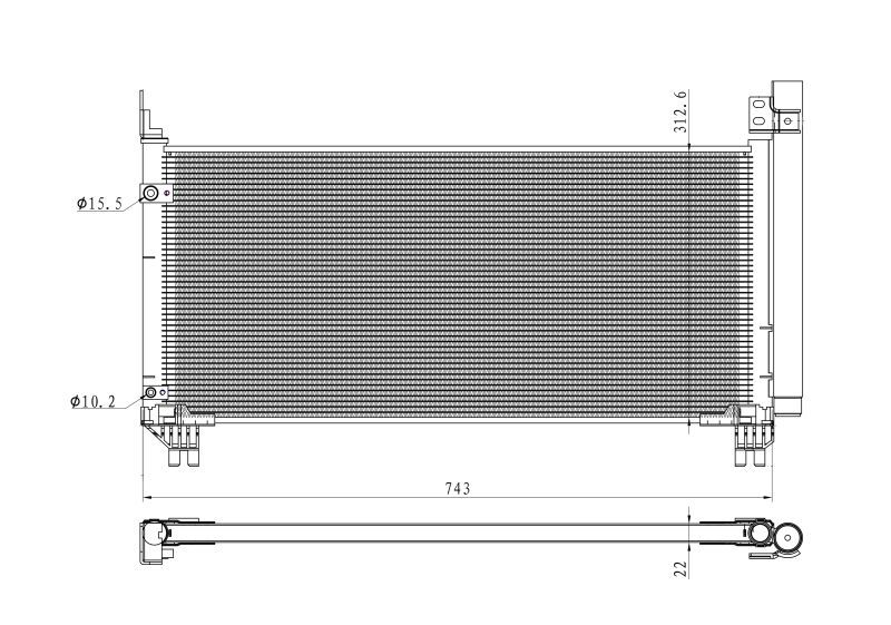 Kondensatorius, oro kondicionierius NRF 350466