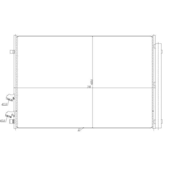 Kondensatorius, oro kondicionierius NRF 350477
