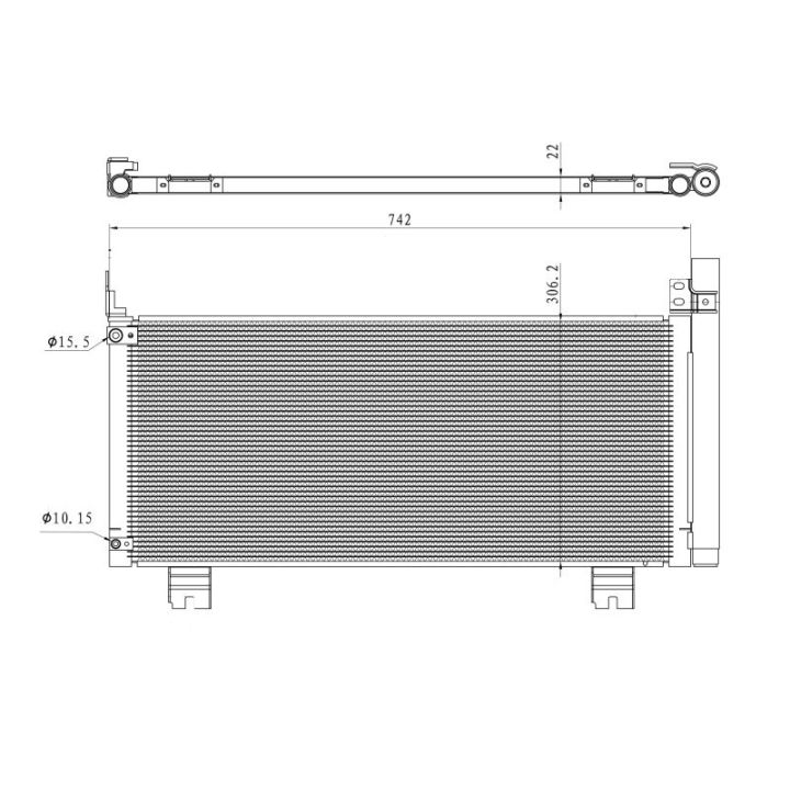 Kondensatorius, oro kondicionierius NRF 350488