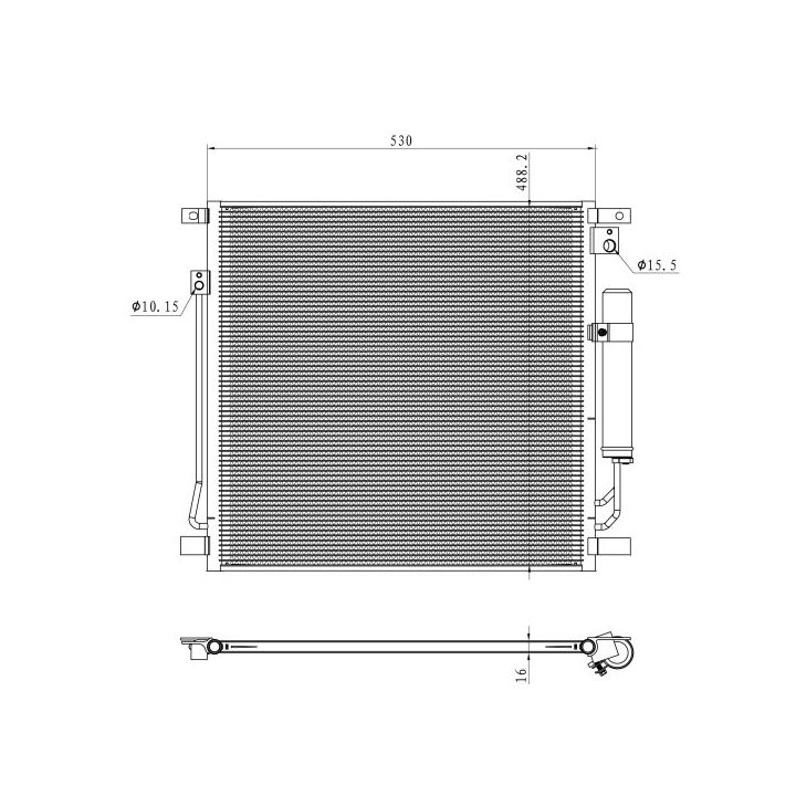 Kondensatorius, oro kondicionierius NRF 350502
