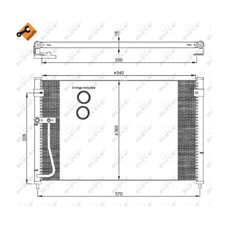 Kondensatorius, oro kondicionierius NRF 35306
