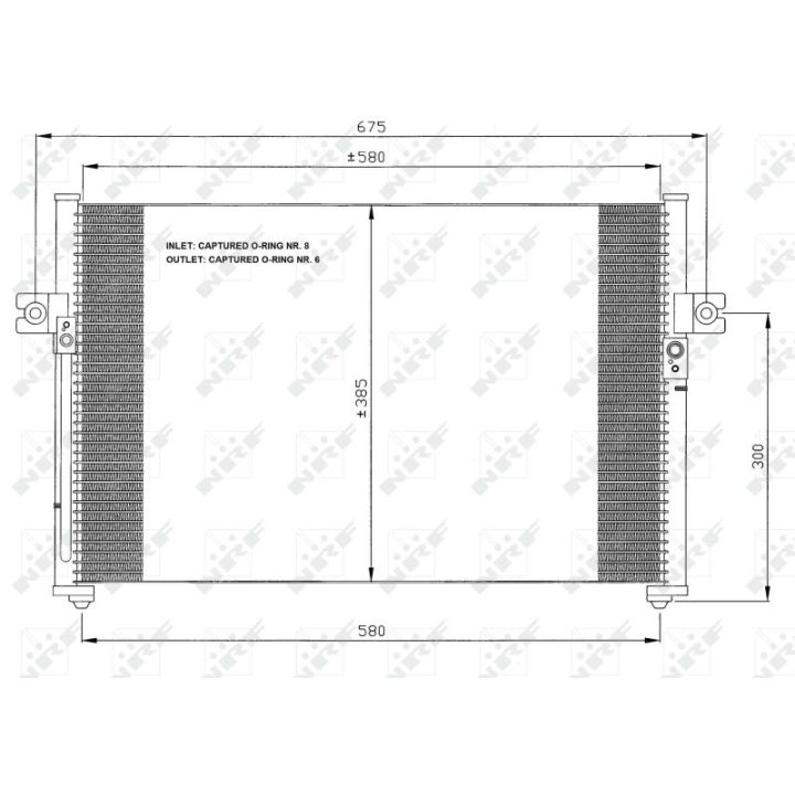 Kondensatorius, oro kondicionierius NRF 35389