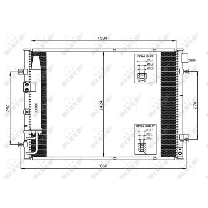 Kondensatorius, oro kondicionierius NRF 35515