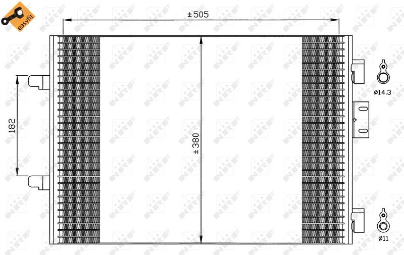 Kondensatorius, oro kondicionierius NRF 35544