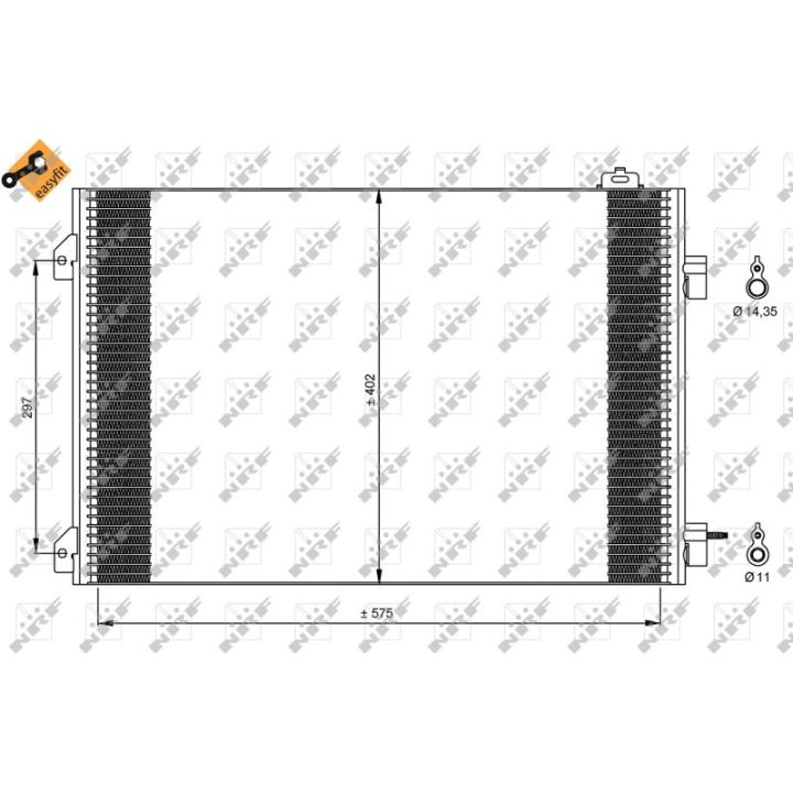 Kondensatorius, oro kondicionierius NRF 35545